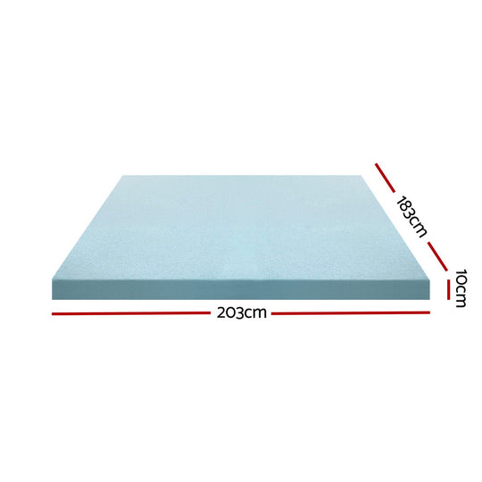 DSZ Product, feed-cond-new, feed-sl-DSZ Freight Payable, newGiselle Bedding Memory Foam Mattress Topper Cool Gel Bed Mat Bamboo 10Cm King - Premium Furniture > Mattresses > Mattress Toppers from Giselle Bedding ! Shop Online Buy Now at S & D's Value Store Family Business Best Customer ServiceDSZ Product, feed-cond-new, feed-sl-DSZ Freight Payable, new