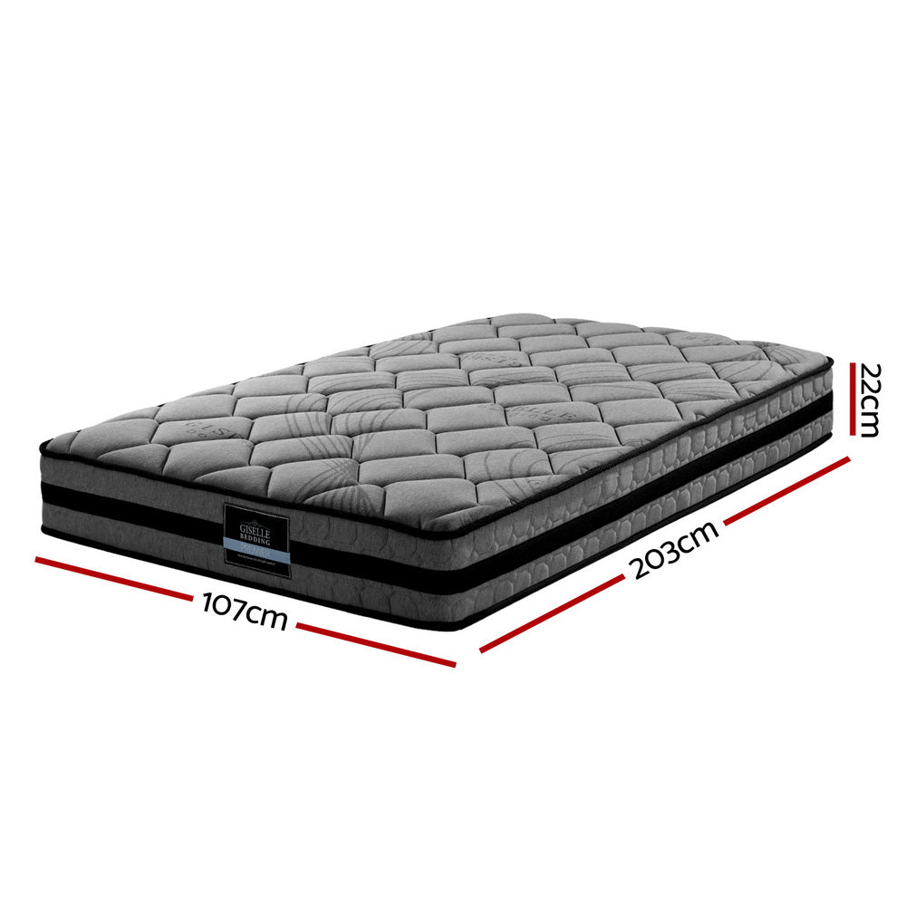 DSZ Product, feed-cond-new, feed-sl-DSZ Freight Payable, newGiselle Bedding 22Cm Mattress Medium Firm King Single - Premium Furniture > Mattresses > Mattress Toppers from Giselle Bedding ! Shop Online Buy Now at S & D's Value Store Family Business Best Customer ServiceDSZ Product, feed-cond-new, feed-sl-DSZ Freight Payable, new