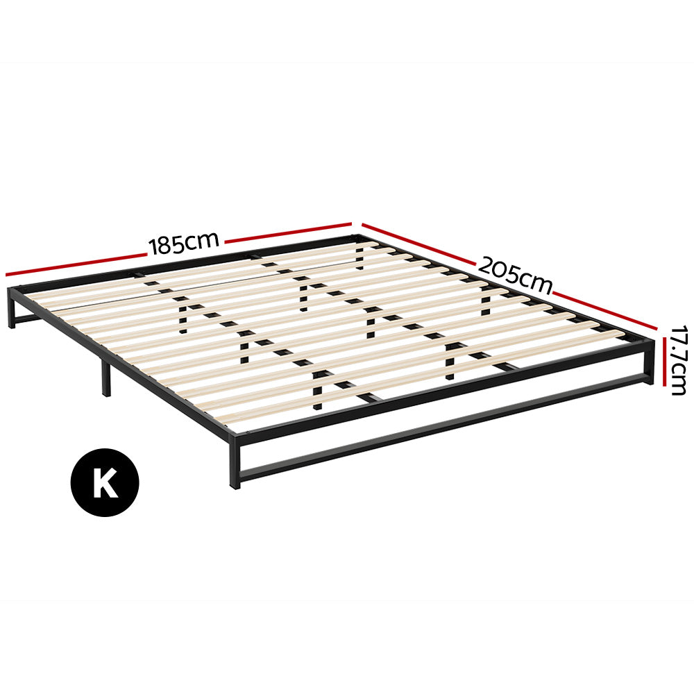 Artiss Bed Frame King Size Metal Beru