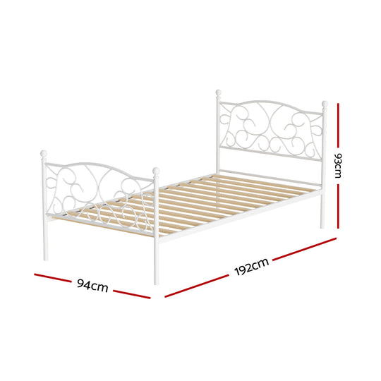 Artiss Bed Frame Single Size Metal Frame Groa