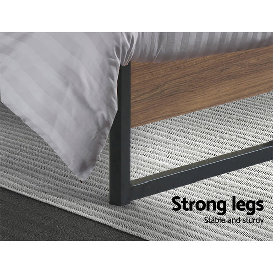 Artiss Bed Frame Metal Frame Bed Base OSLO - Single