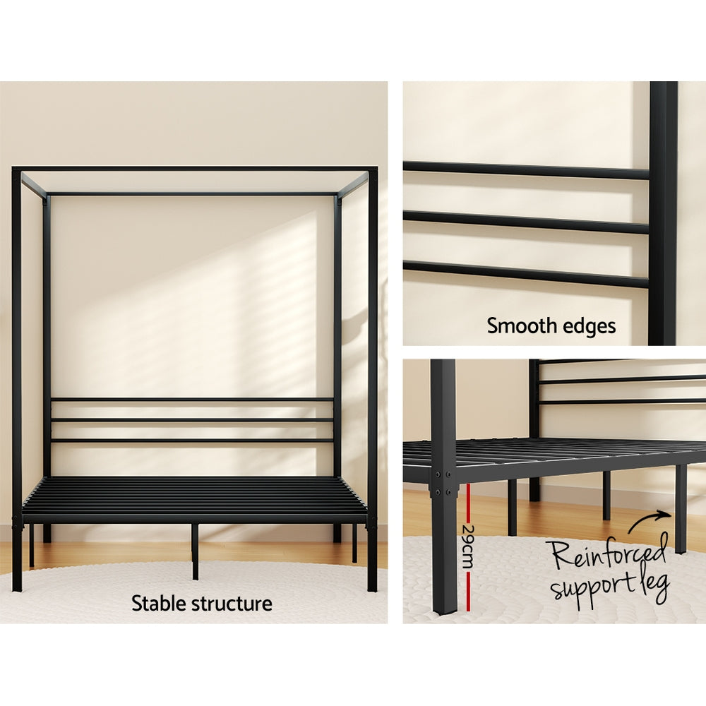 Artiss Bed Frame Queen Size Metal Frame Pochy