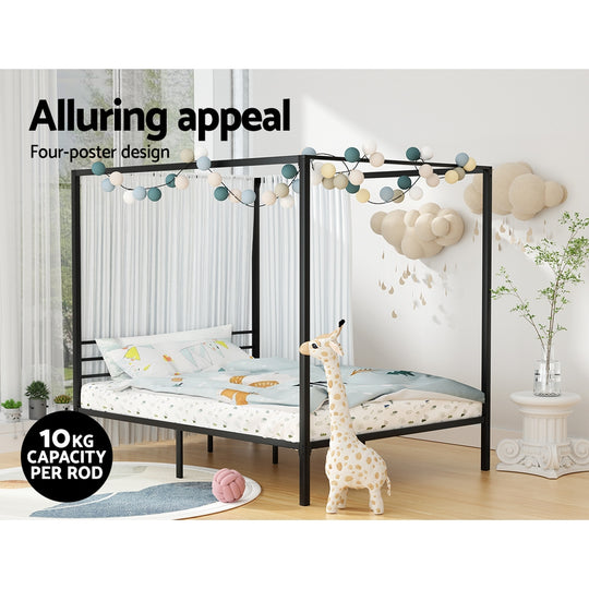 Artiss Bed Frame Queen Size Metal Frame Pochy