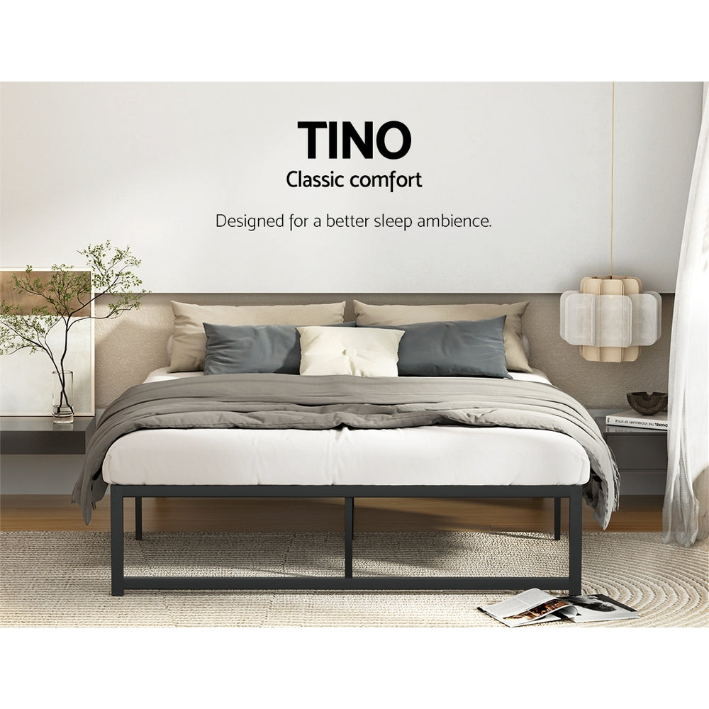 Artiss Bed Frame Queen Size Metal Frame Tino