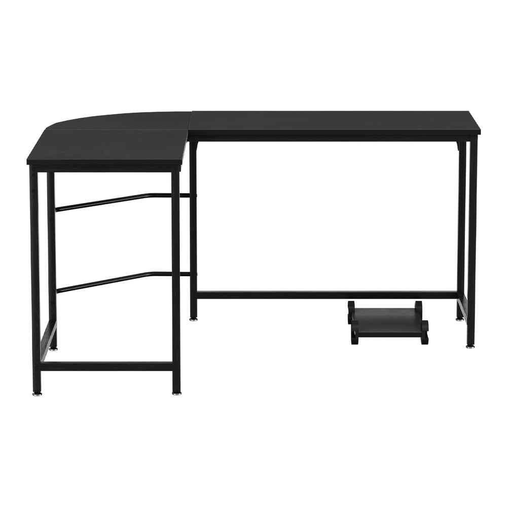 Artiss Computer Desk L - Shape Cpu Stand Black 147Cm