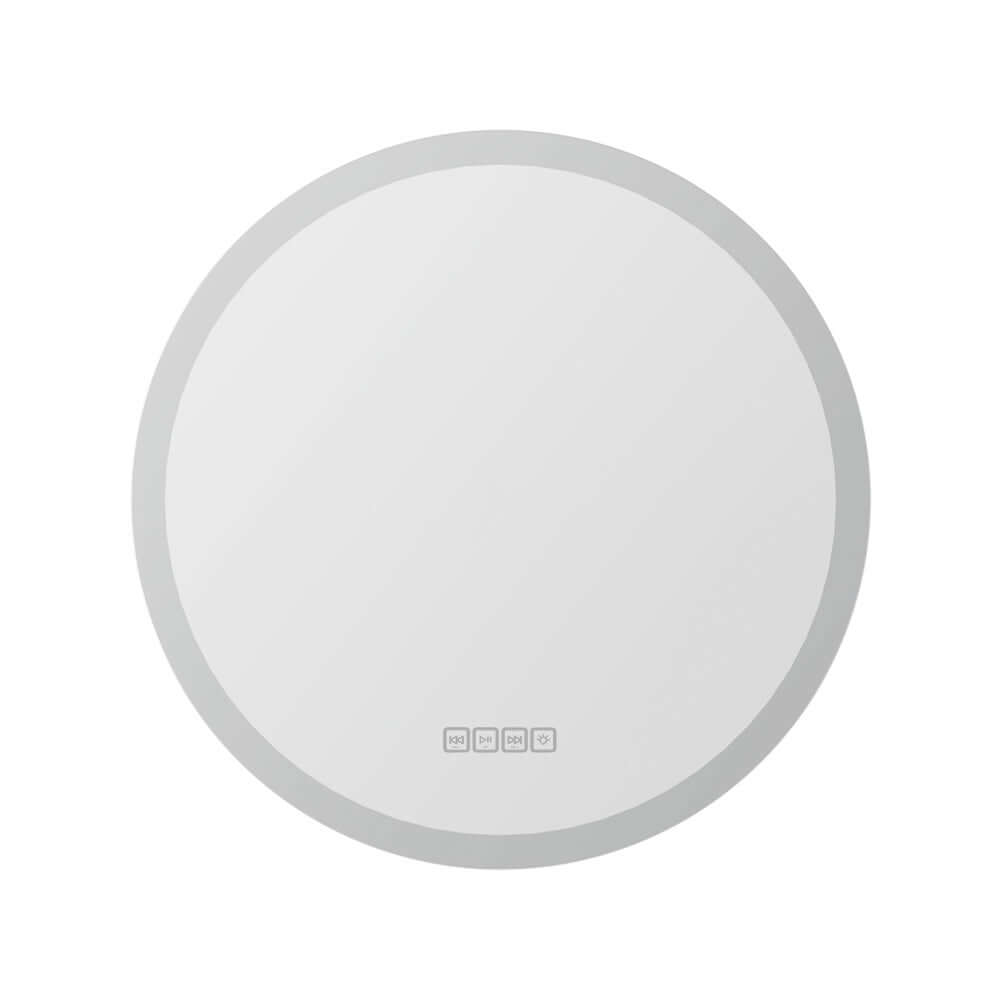 _label_, DSZ Product, feed-cond-new, feed-sl-free shipping, free-shipping, newEmbellir Bluetooth Led Wall Mirror With Light 60Cm Bathroom Decor Round Mirrors - Premium Home & Garden > Decor > Mirrors from Embellir ! Shop Online Buy Now at S & D's Value Store Family Business Best Customer Service_label_, DSZ Product, feed-cond-new, feed-sl-free shipping, free-shipping, new