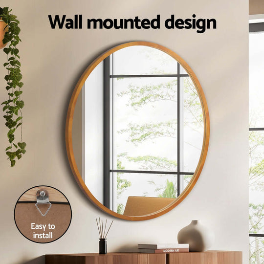 DSZ Product, feed-cond-new, feed-sl-DSZ Freight Payable, newEmbellir Wall Mirror Wooden Makeup 80Cm - Premium Home & Garden > Decor > Mirrors from Embellir ! Shop Online Buy Now at S & D's Value Store Family Business Best Customer ServiceDSZ Product, feed-cond-new, feed-sl-DSZ Freight Payable, new