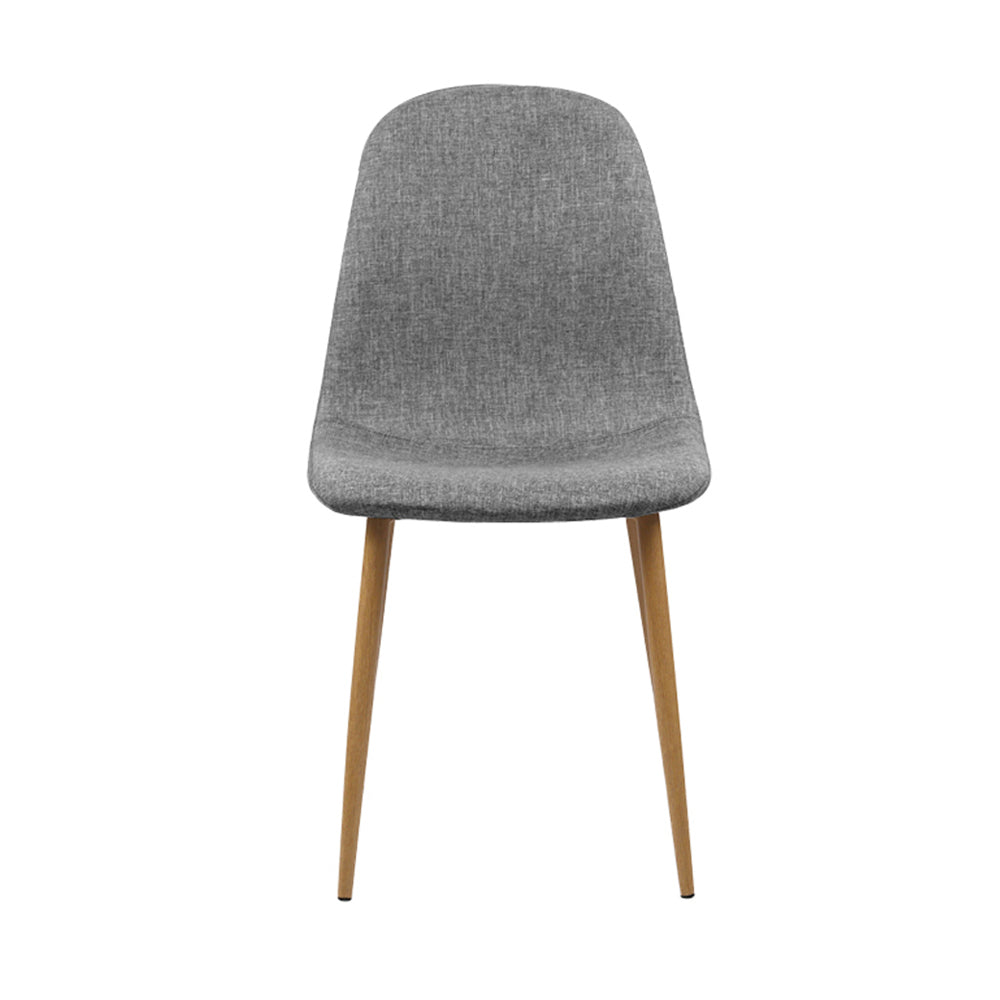 DSZ Product, feed-cond-new, feed-sl-DSZ Freight Payable, newArtiss Dining Chairs Set Of 4 Linen Curved Slope Grey - Premium Furniture > Dining > Dining Set from Artiss ! Shop Online Buy Now at S & D's Value Store Family Business Best Customer ServiceDSZ Product, feed-cond-new, feed-sl-DSZ Freight Payable, new