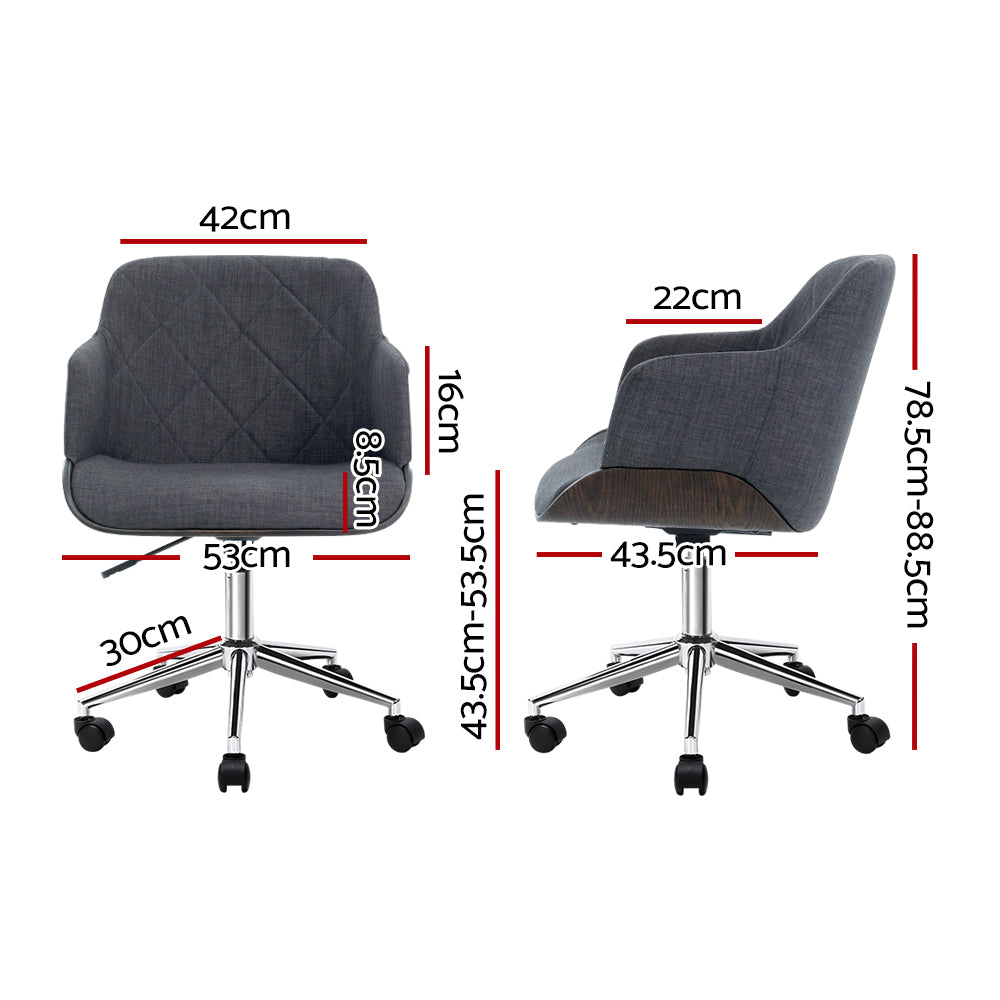 DSZ Product, feed-cond-new, feed-sl-DSZ Freight Payable, newArtiss Wooden Office Chair Fabric Seat Grey - Premium Furniture > Office > Office & Desk Chairs from Artiss ! Shop Online Buy Now at S & D's Value Store Family Business Best Customer ServiceDSZ Product, feed-cond-new, feed-sl-DSZ Freight Payable, new