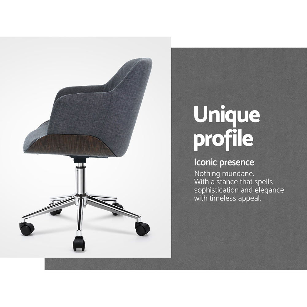 DSZ Product, feed-cond-new, feed-sl-DSZ Freight Payable, newArtiss Wooden Office Chair Fabric Seat Grey - Premium Furniture > Office > Office & Desk Chairs from Artiss ! Shop Online Buy Now at S & D's Value Store Family Business Best Customer ServiceDSZ Product, feed-cond-new, feed-sl-DSZ Freight Payable, new