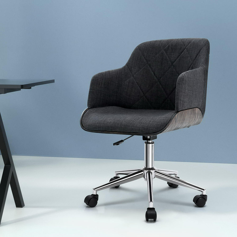 DSZ Product, feed-cond-new, feed-sl-DSZ Freight Payable, newArtiss Wooden Office Chair Fabric Seat Grey - Premium Furniture > Office > Office & Desk Chairs from Artiss ! Shop Online Buy Now at S & D's Value Store Family Business Best Customer ServiceDSZ Product, feed-cond-new, feed-sl-DSZ Freight Payable, new