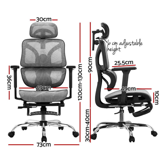 DSZ Product, feed-cond-new, feed-sl-DSZ Freight Payable, newArtiss Ergonomic Office Chair Footrest Grey - Premium Furniture > Office > Office & Desk Chairs from Artiss ! Shop Online Buy Now at S & D's Value Store Family Business Best Customer ServiceDSZ Product, feed-cond-new, feed-sl-DSZ Freight Payable, new