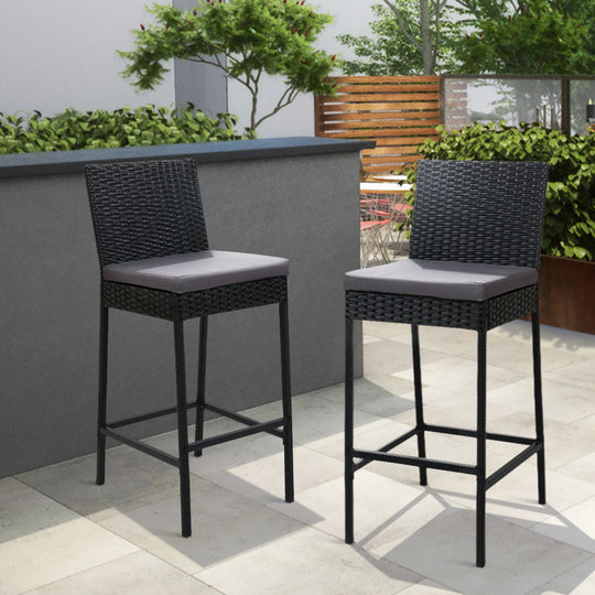 DSZ Product, feed-cond-new, feed-sl-DSZ Freight Payable, newGardeon 2 - Piece Outdoor Bar Stools Dining Chair Bar Stools Rattan Furniture - Premium Furniture > Outdoor > Outdoor Chairs from Gardeon ! Shop Online Buy Now at S & D's Value Store Family Business Best Customer ServiceDSZ Product, feed-cond-new, feed-sl-DSZ Freight Payable, new