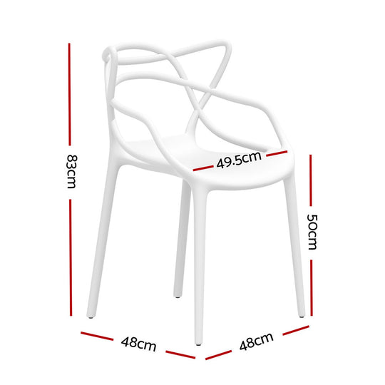 DSZ Product, feed-cond-new, feed-sl-DSZ Freight Payable, newGardeon 4Pc Outdoor Dining Chairs Pp Portable Stackable Chair Patio Furniture White - Premium Furniture > Outdoor > Outdoor Chairs from Gardeon ! Shop Online Buy Now at S & D's Value Store Family Business Best Customer ServiceDSZ Product, feed-cond-new, feed-sl-DSZ Freight Payable, new