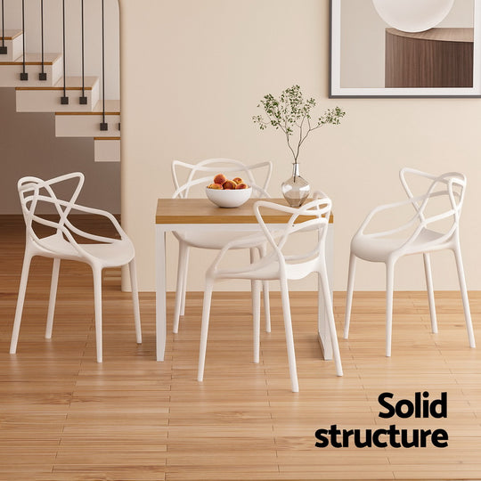 DSZ Product, feed-cond-new, feed-sl-DSZ Freight Payable, newGardeon 4Pc Outdoor Dining Chairs Pp Portable Stackable Chair Patio Furniture White - Premium Furniture > Outdoor > Outdoor Chairs from Gardeon ! Shop Online Buy Now at S & D's Value Store Family Business Best Customer ServiceDSZ Product, feed-cond-new, feed-sl-DSZ Freight Payable, new