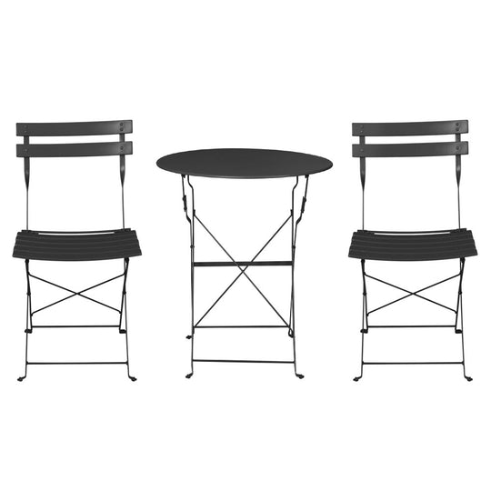 DSZ Product, feed-cond-new, feed-sl-DSZ Freight Payable, newGardeon 3Pc Outdoor Bistro Set Steel Table And Chairs Patio Furniture Black - Premium Furniture > Outdoor > Outdoor Chairs from Gardeon ! Shop Online Buy Now at S & D's Value Store Family Business Best Customer ServiceDSZ Product, feed-cond-new, feed-sl-DSZ Freight Payable, new