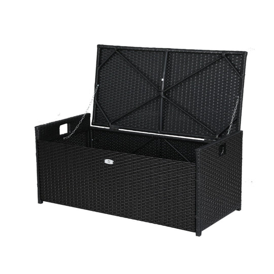 DSZ Product, feed-cond-new, feed-sl-DSZ Freight Payable, newGardeon Outdoor Storage Bench Box Wicker Garden Sheds Tools Cushion Patio Furniture Black - Premium Furniture > Outdoor > Outdoor Chairs from Gardeon ! Shop Online Buy Now at S & D's Value Store Family Business Best Customer ServiceDSZ Product, feed-cond-new, feed-sl-DSZ Freight Payable, new