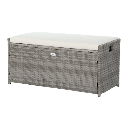 DSZ Product, feed-cond-new, feed-sl-DSZ Freight Payable, newGardeon Outdoor Storage Bench Box Wicker Garden Sheds Tools Cushion Patio Furniture Grey - Premium Furniture > Outdoor > Outdoor Chairs from Gardeon ! Shop Online Buy Now at S & D's Value Store Family Business Best Customer ServiceDSZ Product, feed-cond-new, feed-sl-DSZ Freight Payable, new