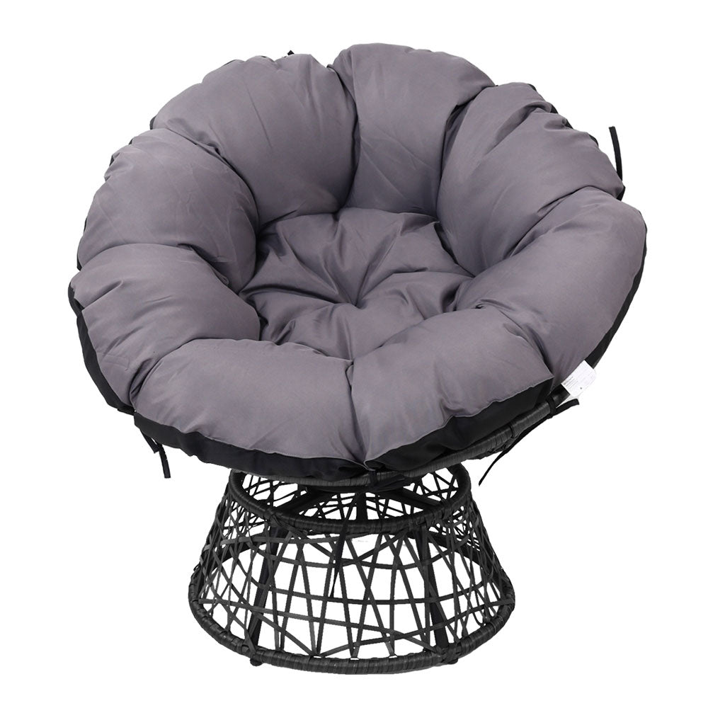 DSZ Product, feed-cond-new, feed-sl-DSZ Freight Payable, newGardeon Outdoor Chairs Outdoor Furniture Papasan Chair Wicker Patio Garden Black - Premium Furniture > Outdoor > Outdoor Chairs from Gardeon ! Shop Online Buy Now at S & D's Value Store Family Business Best Customer ServiceDSZ Product, feed-cond-new, feed-sl-DSZ Freight Payable, new