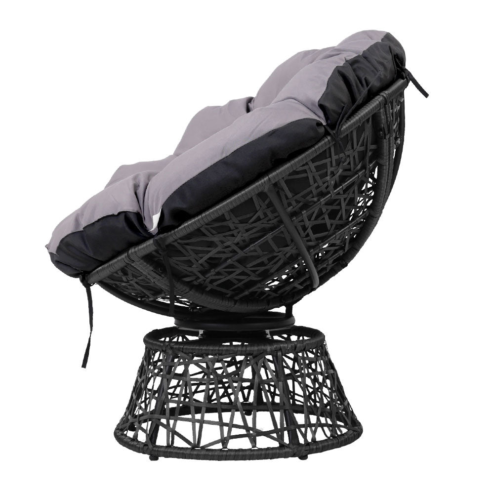 DSZ Product, feed-cond-new, feed-sl-DSZ Freight Payable, newGardeon Outdoor Chairs Outdoor Furniture Papasan Chair Wicker Patio Garden Black - Premium Furniture > Outdoor > Outdoor Chairs from Gardeon ! Shop Online Buy Now at S & D's Value Store Family Business Best Customer ServiceDSZ Product, feed-cond-new, feed-sl-DSZ Freight Payable, new