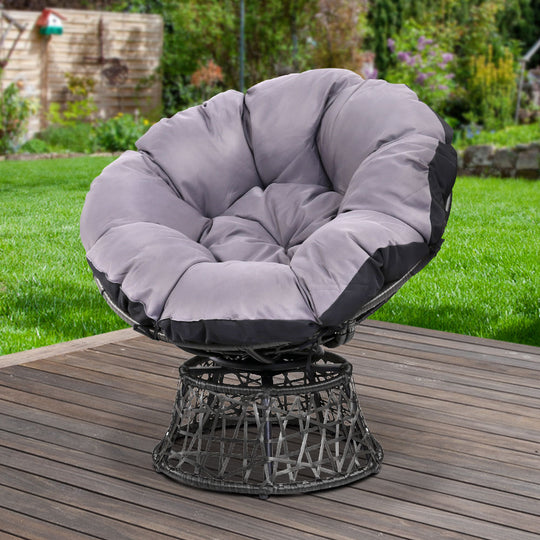 DSZ Product, feed-cond-new, feed-sl-DSZ Freight Payable, newGardeon Outdoor Chairs Outdoor Furniture Papasan Chair Wicker Patio Garden Black - Premium Furniture > Outdoor > Outdoor Chairs from Gardeon ! Shop Online Buy Now at S & D's Value Store Family Business Best Customer ServiceDSZ Product, feed-cond-new, feed-sl-DSZ Freight Payable, new