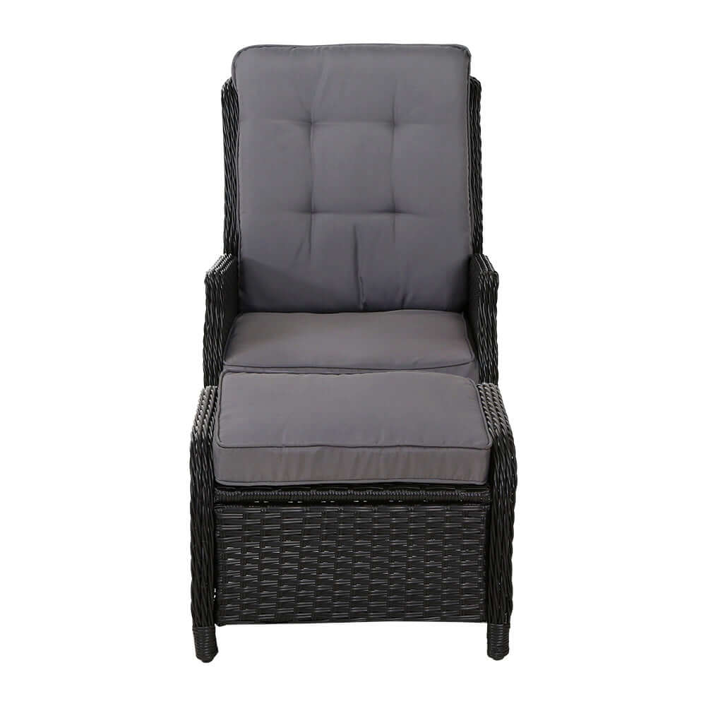 DSZ Product, feed-cond-new, feed-sl-DSZ Freight Payable, newGardeon Recliner Chair Sun Lounge Wicker Lounger Outdoor Furniture Patio Adjustable Black - Premium Furniture > Outdoor > Outdoor Chairs from Gardeon ! Shop Online Buy Now at S & D's Value Store Family Business Best Customer ServiceDSZ Product, feed-cond-new, feed-sl-DSZ Freight Payable, new