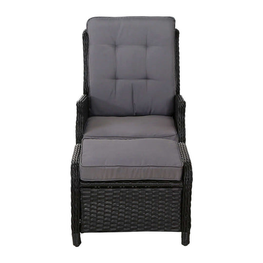 DSZ Product, feed-cond-new, feed-sl-DSZ Freight Payable, newGardeon Recliner Chair Sun Lounge Wicker Lounger Outdoor Furniture Patio Adjustable Black - Premium Furniture > Outdoor > Outdoor Chairs from Gardeon ! Shop Online Buy Now at S & D's Value Store Family Business Best Customer ServiceDSZ Product, feed-cond-new, feed-sl-DSZ Freight Payable, new