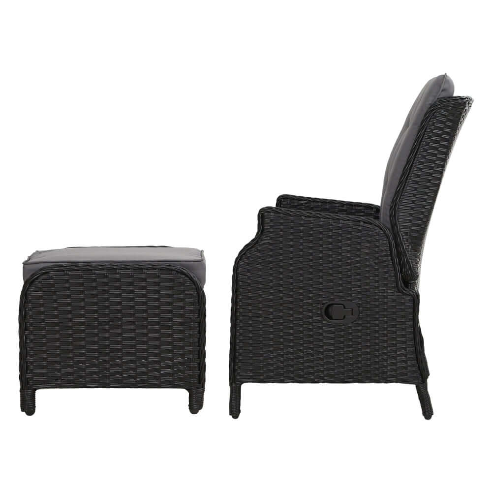 DSZ Product, feed-cond-new, feed-sl-DSZ Freight Payable, newGardeon Recliner Chair Sun Lounge Wicker Lounger Outdoor Furniture Patio Adjustable Black - Premium Furniture > Outdoor > Outdoor Chairs from Gardeon ! Shop Online Buy Now at S & D's Value Store Family Business Best Customer ServiceDSZ Product, feed-cond-new, feed-sl-DSZ Freight Payable, new