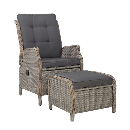 DSZ Product, feed-cond-new, feed-sl-DSZ Freight Payable, newGardeon Recliner Chair Sun Lounge Wicker Lounger Outdoor Furniture Patio Adjustable Grey - Premium Furniture > Outdoor > Outdoor Chairs from Gardeon ! Shop Online Buy Now at S & D's Value Store Family Business Best Customer ServiceDSZ Product, feed-cond-new, feed-sl-DSZ Freight Payable, new