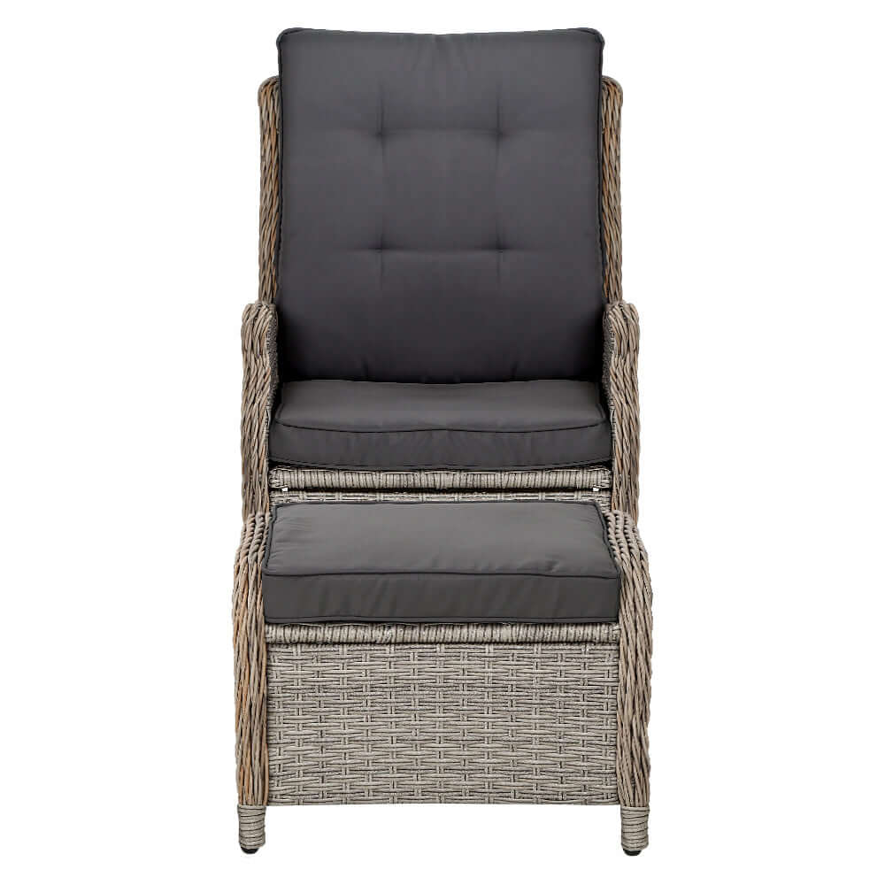 DSZ Product, feed-cond-new, feed-sl-DSZ Freight Payable, newGardeon Recliner Chair Sun Lounge Wicker Lounger Outdoor Furniture Patio Adjustable Grey - Premium Furniture > Outdoor > Outdoor Chairs from Gardeon ! Shop Online Buy Now at S & D's Value Store Family Business Best Customer ServiceDSZ Product, feed-cond-new, feed-sl-DSZ Freight Payable, new