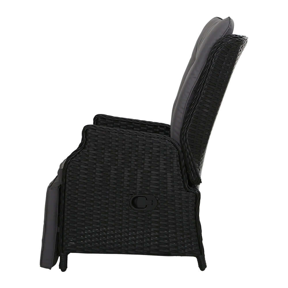 DSZ Product, feed-cond-new, feed-sl-DSZ Freight Payable, newGardeon Recliner Chairs Sun Lounge Wicker Lounger Outdoor Furniture Patio Adjustable Black - Premium Furniture > Outdoor > Outdoor Chairs from Gardeon ! Shop Online Buy Now at S & D's Value Store Family Business Best Customer ServiceDSZ Product, feed-cond-new, feed-sl-DSZ Freight Payable, new