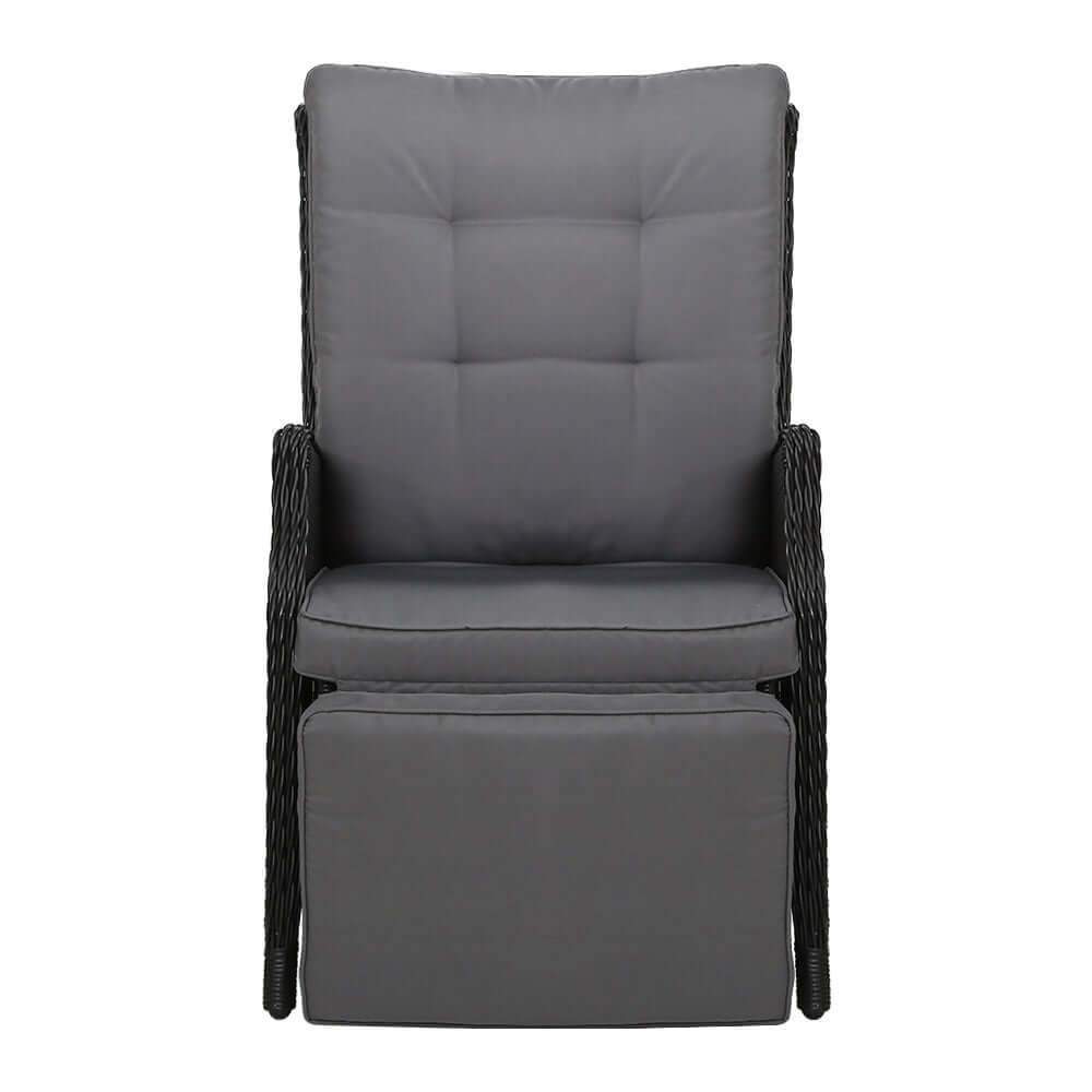 DSZ Product, feed-cond-new, feed-sl-DSZ Freight Payable, newGardeon 2Pc Recliner Chairs Sun Lounge Wicker Lounger Outdoor Furniture Adjustable Black - Premium Furniture > Outdoor > Outdoor Chairs from Gardeon ! Shop Online Buy Now at S & D's Value Store Family Business Best Customer ServiceDSZ Product, feed-cond-new, feed-sl-DSZ Freight Payable, new