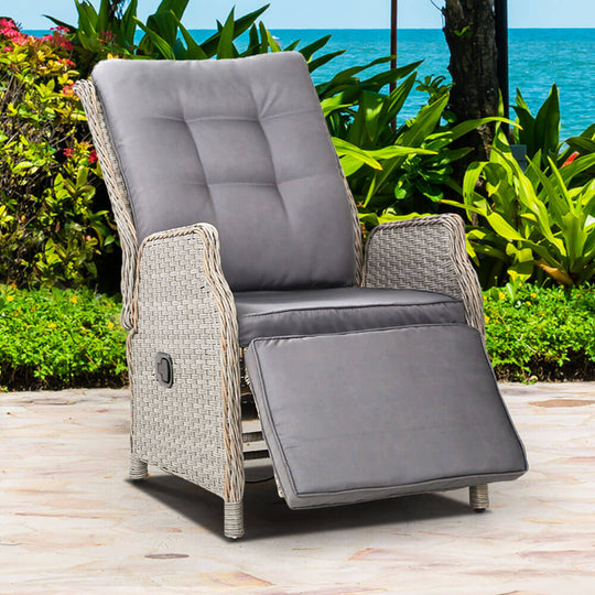 DSZ Product, feed-cond-new, feed-sl-DSZ Freight Payable, newGardeon Recliner Chairs Sun Lounge Wicker Lounger Outdoor Furniture Patio Adjustable Grey - Premium Furniture > Outdoor > Outdoor Chairs from Gardeon ! Shop Online Buy Now at S & D's Value Store Family Business Best Customer ServiceDSZ Product, feed-cond-new, feed-sl-DSZ Freight Payable, new