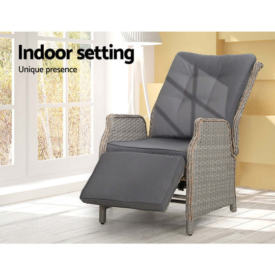 DSZ Product, feed-cond-new, feed-sl-DSZ Freight Payable, newGardeon Recliner Chairs Sun Lounge Wicker Lounger Outdoor Furniture Patio Adjustable Grey - Premium Furniture > Outdoor > Outdoor Chairs from Gardeon ! Shop Online Buy Now at S & D's Value Store Family Business Best Customer ServiceDSZ Product, feed-cond-new, feed-sl-DSZ Freight Payable, new