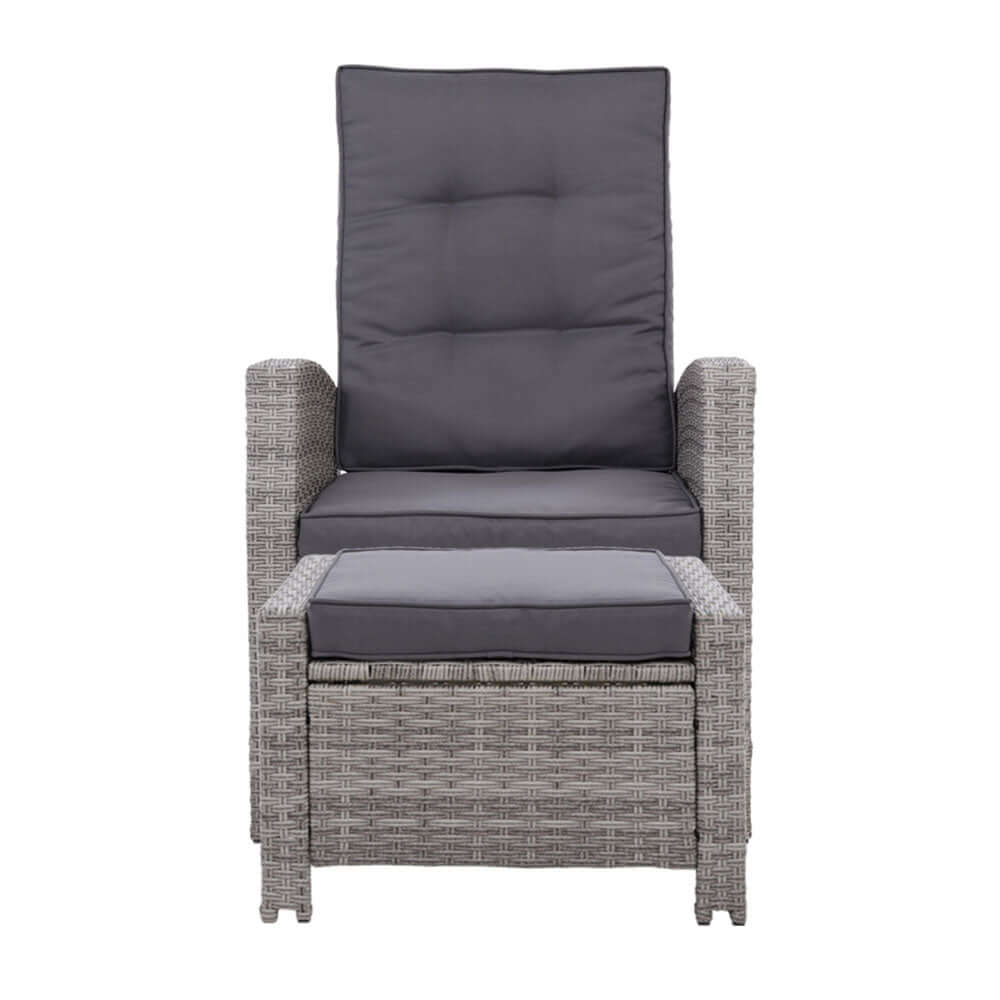 DSZ Product, feed-cond-new, feed-sl-DSZ Freight Payable, newGardeon 2Pc Recliner Chairs Sun Lounge Wicker Lounger Outdoor Furniture Adjustable Grey - Premium Furniture > Outdoor > Outdoor Chairs from Gardeon ! Shop Online Buy Now at S & D's Value Store Family Business Best Customer ServiceDSZ Product, feed-cond-new, feed-sl-DSZ Freight Payable, new