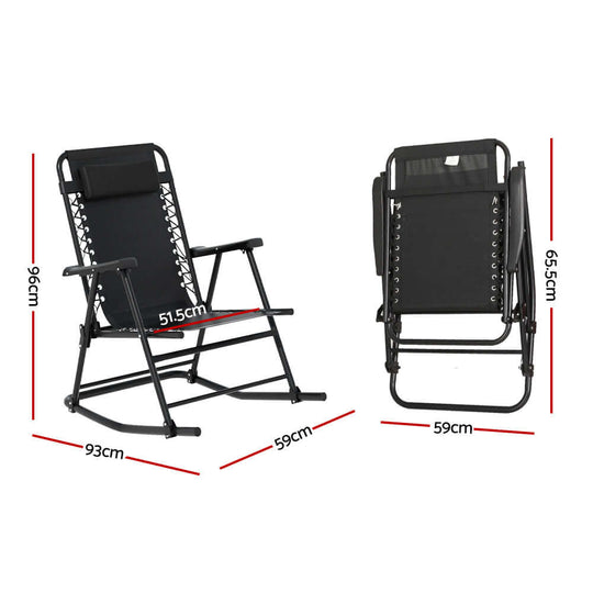 DSZ Product, feed-cond-new, feed-sl-DSZ Freight Payable, newGardeon Outdoor Rocking Chair Folding Reclining Recliner Patio Furniture Garden - Premium Furniture > Outdoor > Outdoor Chairs from Gardeon ! Shop Online Buy Now at S & D's Value Store Family Business Best Customer ServiceDSZ Product, feed-cond-new, feed-sl-DSZ Freight Payable, new