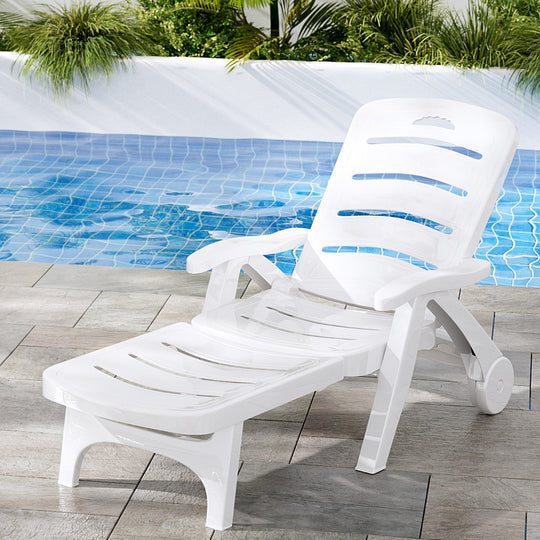 DSZ Product, feed-cond-new, feed-sl-DSZ Freight Payable, newGardeon Sun Lounger Folding Chaise Lounge Chair Wheels Patio Outdoor Furniture - Premium Furniture > Outdoor > Outdoor Chairs from Gardeon ! Shop Online Buy Now at S & D's Value Store Family Business Best Customer ServiceDSZ Product, feed-cond-new, feed-sl-DSZ Freight Payable, new