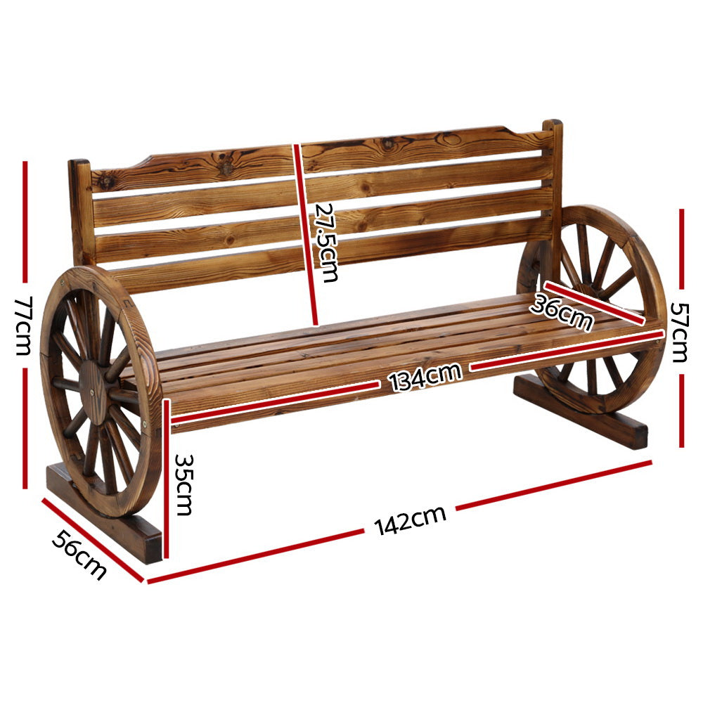 DSZ Product, feed-cond-new, feed-sl-DSZ Freight Payable, newGardeon Outdoor Garden Bench Wooden 3 Seat Wagon Chair Lounge Patio Furniture - Premium Furniture > Outdoor > Outdoor Chairs from Gardeon ! Shop Online Buy Now at S & D's Value Store Family Business Best Customer ServiceDSZ Product, feed-cond-new, feed-sl-DSZ Freight Payable, new