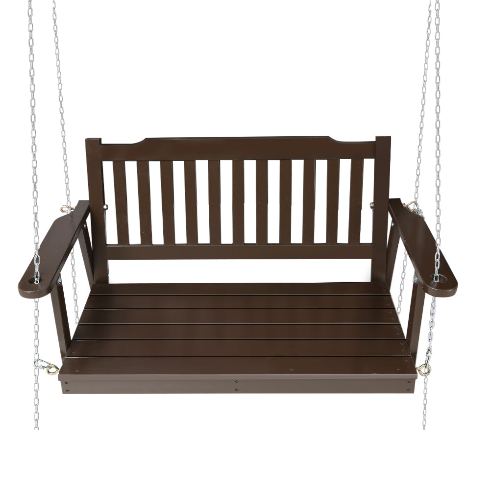 DSZ Product, feed-cond-new, feed-sl-DSZ Freight Payable, newGardeon Porch Swing Chair With Chain Garden Bench Outdoor Furniture Wooden Brown - Premium Furniture > Outdoor > Outdoor Chairs from Gardeon ! Shop Online Buy Now at S & D's Value Store Family Business Best Customer ServiceDSZ Product, feed-cond-new, feed-sl-DSZ Freight Payable, new