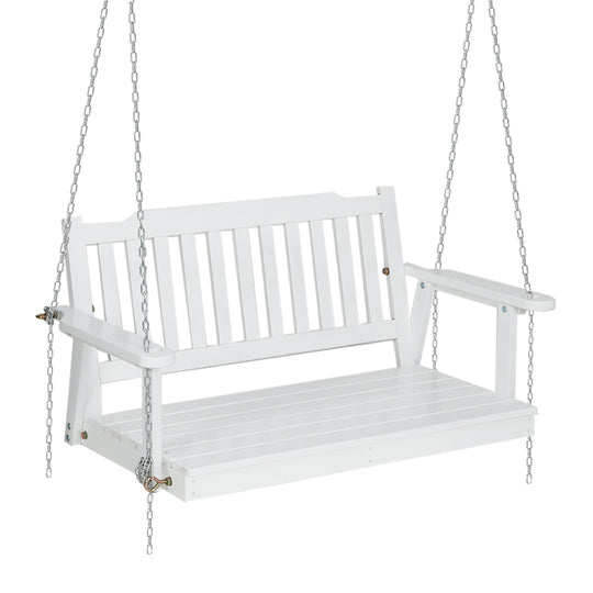 DSZ Product, feed-cond-new, feed-sl-DSZ Freight Payable, newGardeon Porch Swing Chair With Chain Garden Bench Outdoor Furniture Wooden White - Premium Furniture > Outdoor > Outdoor Chairs from Gardeon ! Shop Online Buy Now at S & D's Value Store Family Business Best Customer ServiceDSZ Product, feed-cond-new, feed-sl-DSZ Freight Payable, new