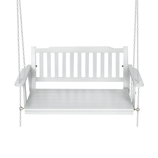 DSZ Product, feed-cond-new, feed-sl-DSZ Freight Payable, newGardeon Porch Swing Chair With Chain Garden Bench Outdoor Furniture Wooden White - Premium Furniture > Outdoor > Outdoor Chairs from Gardeon ! Shop Online Buy Now at S & D's Value Store Family Business Best Customer ServiceDSZ Product, feed-cond-new, feed-sl-DSZ Freight Payable, new