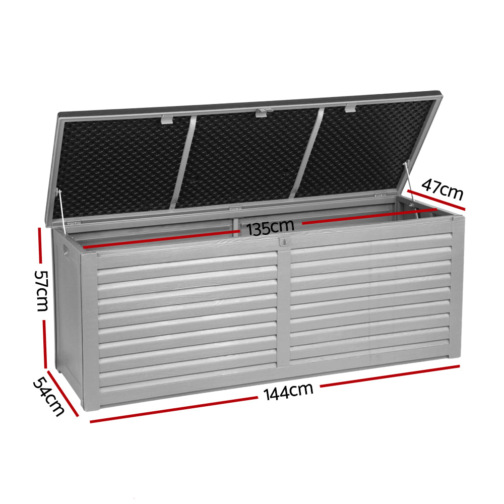 DSZ Product, feed-cond-new, feed-sl-DSZ Freight Payable, newGardeon Outdoor Storage Box 390L Container Lockable Garden Bench Tools Toy Shed Black - Premium Furniture > Outdoor > Outdoor Storage Boxes from Gardeon ! Shop Online Buy Now at S & D's Value Store Family Business Best Customer ServiceDSZ Product, feed-cond-new, feed-sl-DSZ Freight Payable, new