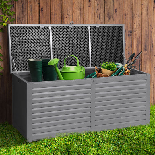 DSZ Product, feed-cond-new, feed-sl-DSZ Freight Payable, newGardeon Outdoor Storage Box 490L Container Lockable Garden Bench Tools Toy Shed Black - Premium Furniture > Outdoor > Outdoor Storage Boxes from Gardeon ! Shop Online Buy Now at S & D's Value Store Family Business Best Customer ServiceDSZ Product, feed-cond-new, feed-sl-DSZ Freight Payable, new