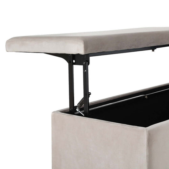 DSZ Product, feed-cond-new, feed-sl-DSZ Freight Payable, newArtiss Storage Ottoman Blanket Box Table 97Cm Velvet Taupe - Premium Outdoor Recreation > Camping > Caravan Accessories from Artiss ! Shop Online Buy Now at S & D's Value Store Family Business Best Customer ServiceDSZ Product, feed-cond-new, feed-sl-DSZ Freight Payable, new