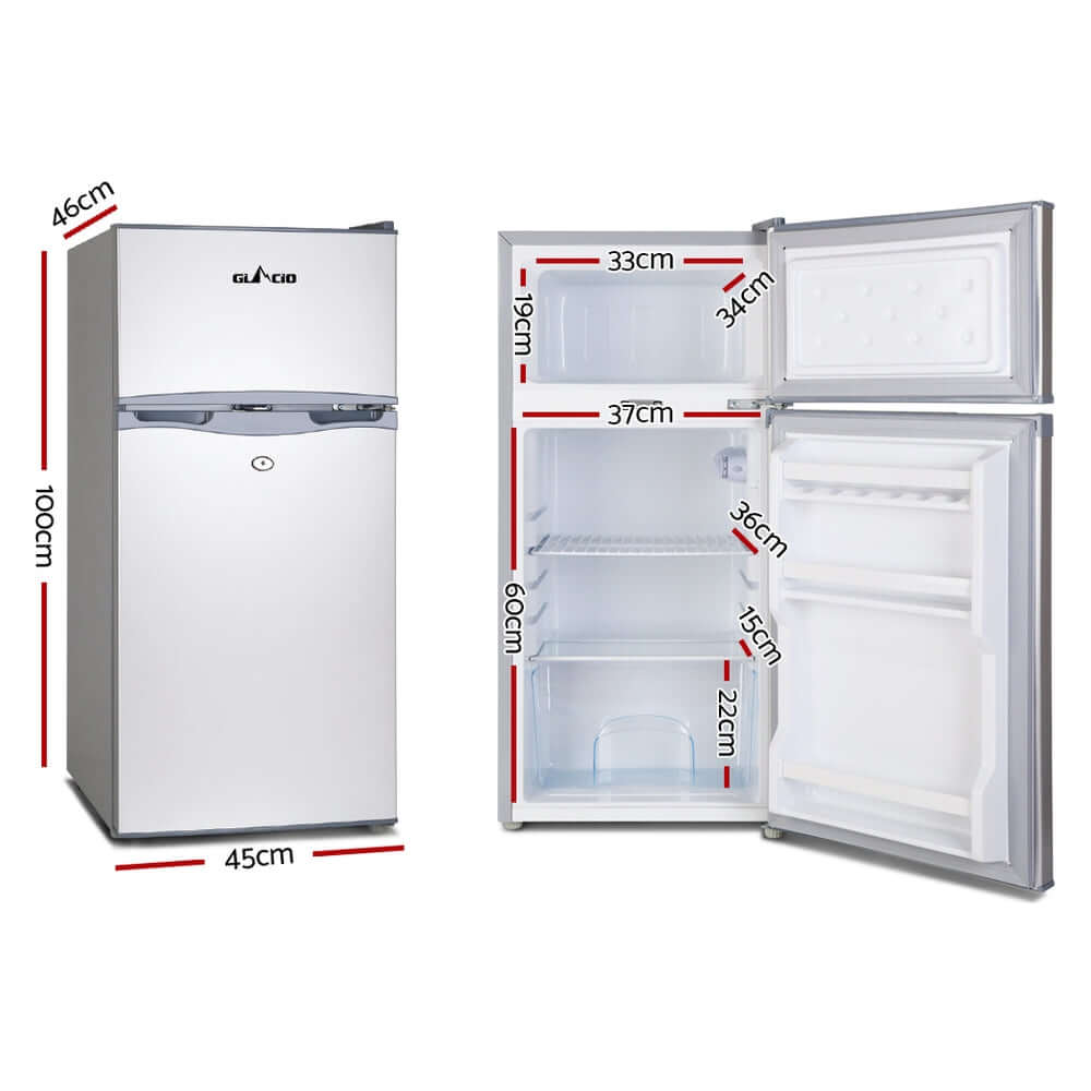 DSZ Product, feed-cond-new, feed-sl-DSZ Freight Payable, newGlacio 100L Portable Fridge Freezer Bar Upright 12V/24V/240V Camping Caravan - Premium Outdoor Recreation > Camping > Camping Appliances from Glacio ! Shop Online Buy Now at S & D's Value Store Family Business Best Customer ServiceDSZ Product, feed-cond-new, feed-sl-DSZ Freight Payable, new