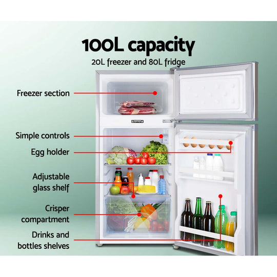 DSZ Product, feed-cond-new, feed-sl-DSZ Freight Payable, newGlacio 100L Portable Fridge Freezer Bar Upright 12V/24V/240V Camping Caravan - Premium Outdoor Recreation > Camping > Camping Appliances from Glacio ! Shop Online Buy Now at S & D's Value Store Family Business Best Customer ServiceDSZ Product, feed-cond-new, feed-sl-DSZ Freight Payable, new