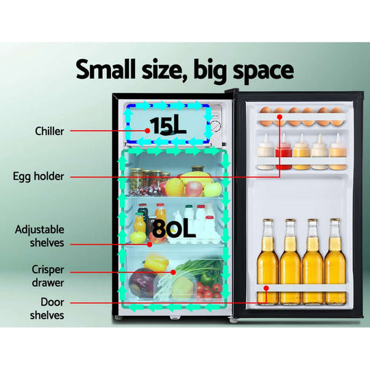 DSZ Product, feed-cond-new, feed-sl-DSZ Freight Payable, newGlacio 95L Portable Fridge Freezer Bar Upright 12V/24V/240V Camping Caravan - Premium Outdoor Recreation > Camping > Camping Appliances from Glacio ! Shop Online Buy Now at S & D's Value Store Family Business Best Customer ServiceDSZ Product, feed-cond-new, feed-sl-DSZ Freight Payable, new