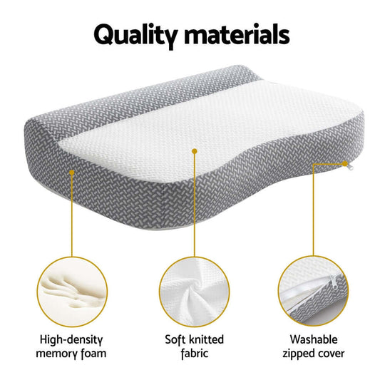 _label_, DSZ Product, feed-cond-new, feed-sl-free shipping, free-shippingGiselle Contour Pillow Memory Foam - Premium Home & Garden > Bedding > Pillows from Giselle Bedding ! Shop Online Buy Now at S & D's Value Store Family Business Best Customer Service_label_, DSZ Product, feed-cond-new, feed-sl-free shipping, free-shipping