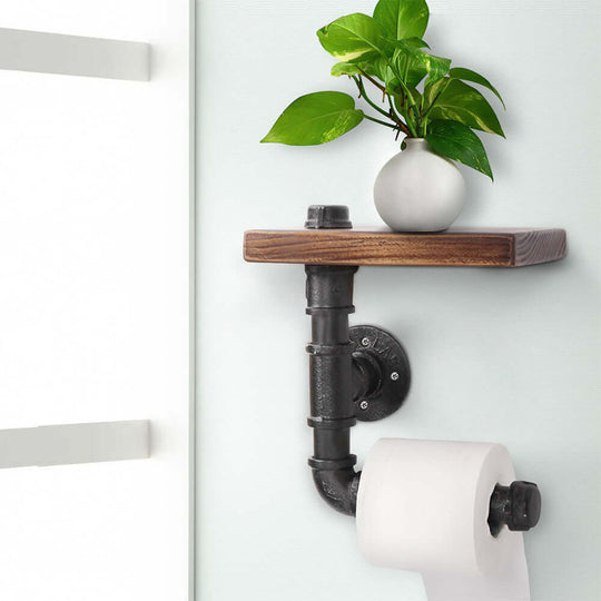 _label_, DSZ Product, feed-cond-new, feed-sl-free shipping, free-shipping, newArtiss Floating Diy Pipe Shelf Toilet Paper Holder - Premium Home & Garden > Bathroom Accessories > Toilet Paper Holders from Artiss ! Shop Online Buy Now at S & D's Value Store Family Business Best Customer Service_label_, DSZ Product, feed-cond-new, feed-sl-free shipping, free-shipping, new