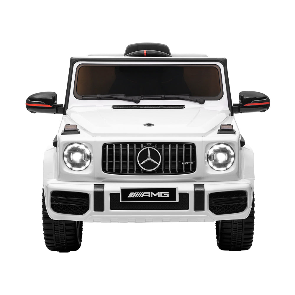 Kids Electric Ride On Car Mercedes - Benz Licensed Amg G63 Toy Cars Remote White